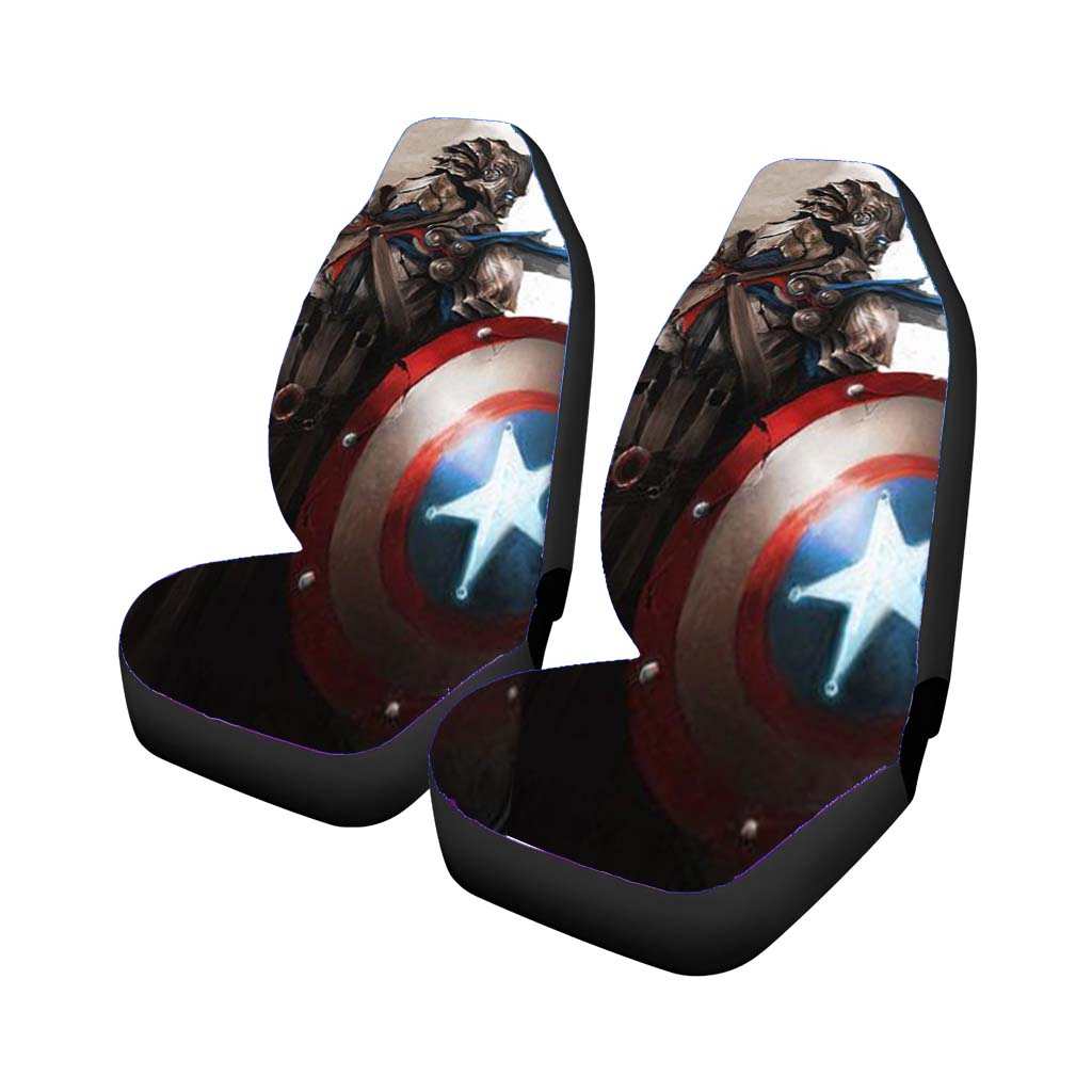 Captain America Medieval car Seat Covers