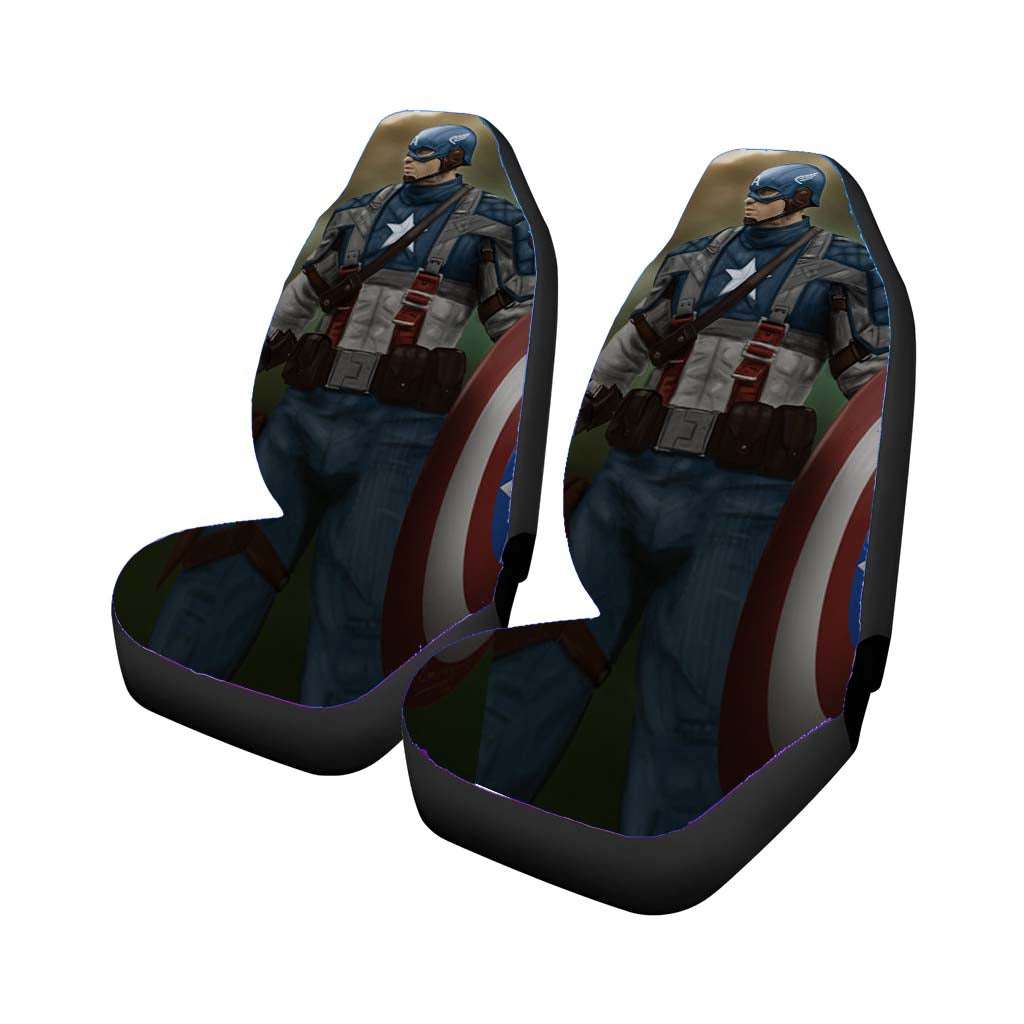 Captain America The First Avenger car Seat Covers