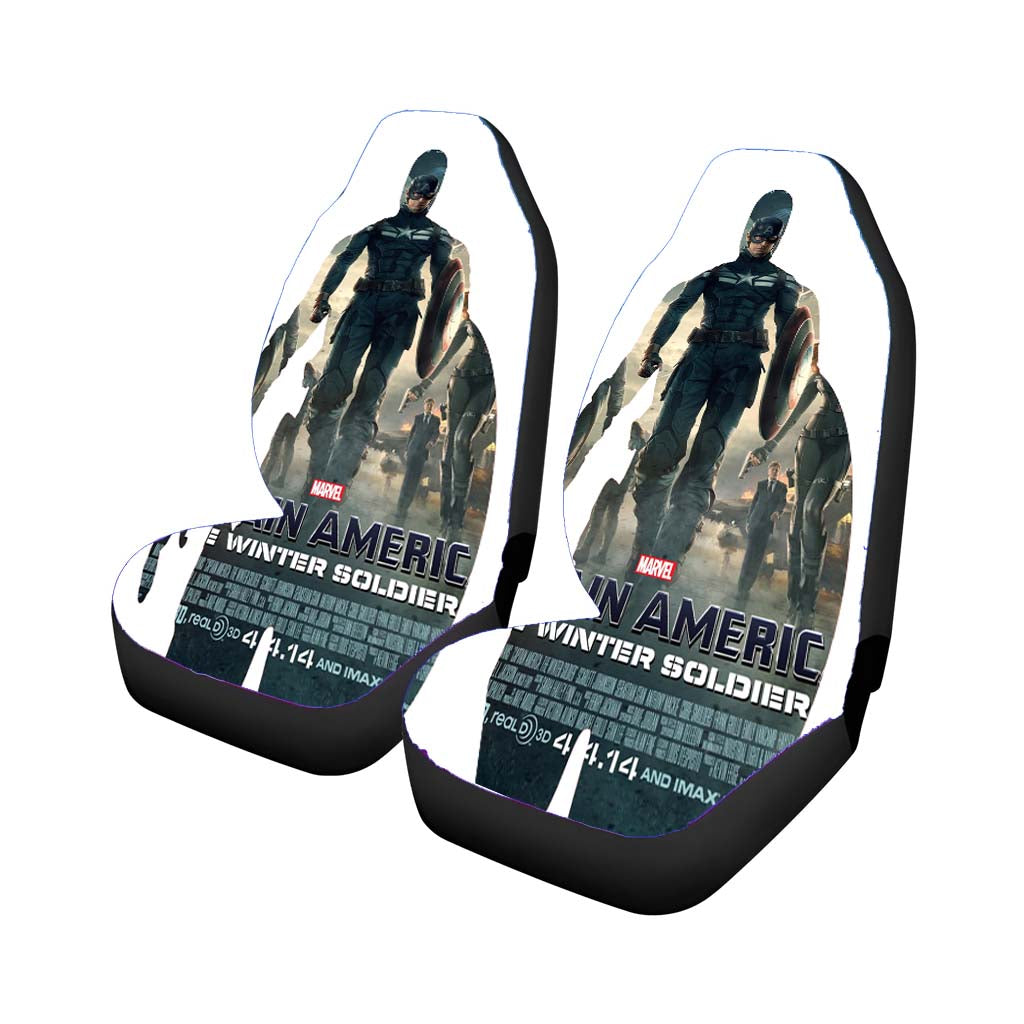 Captain America The Winter Soldier Poster car Seat Covers