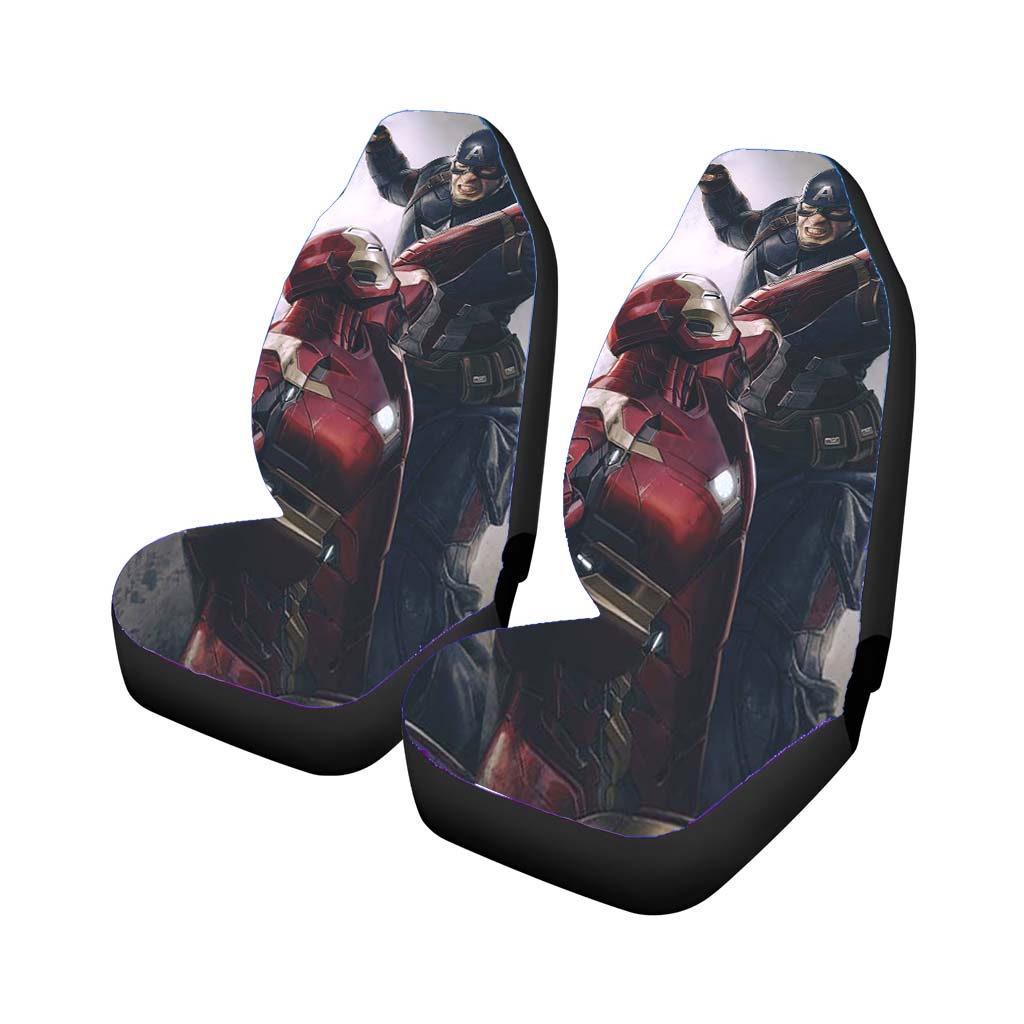 Captain America Vs Iron Man car Seat Covers