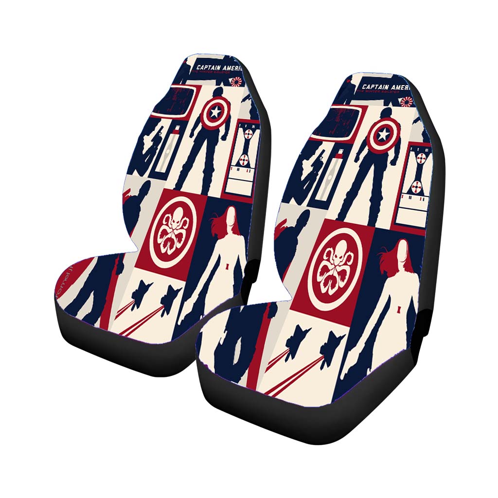 Captain Amerika Collage car Seat Covers