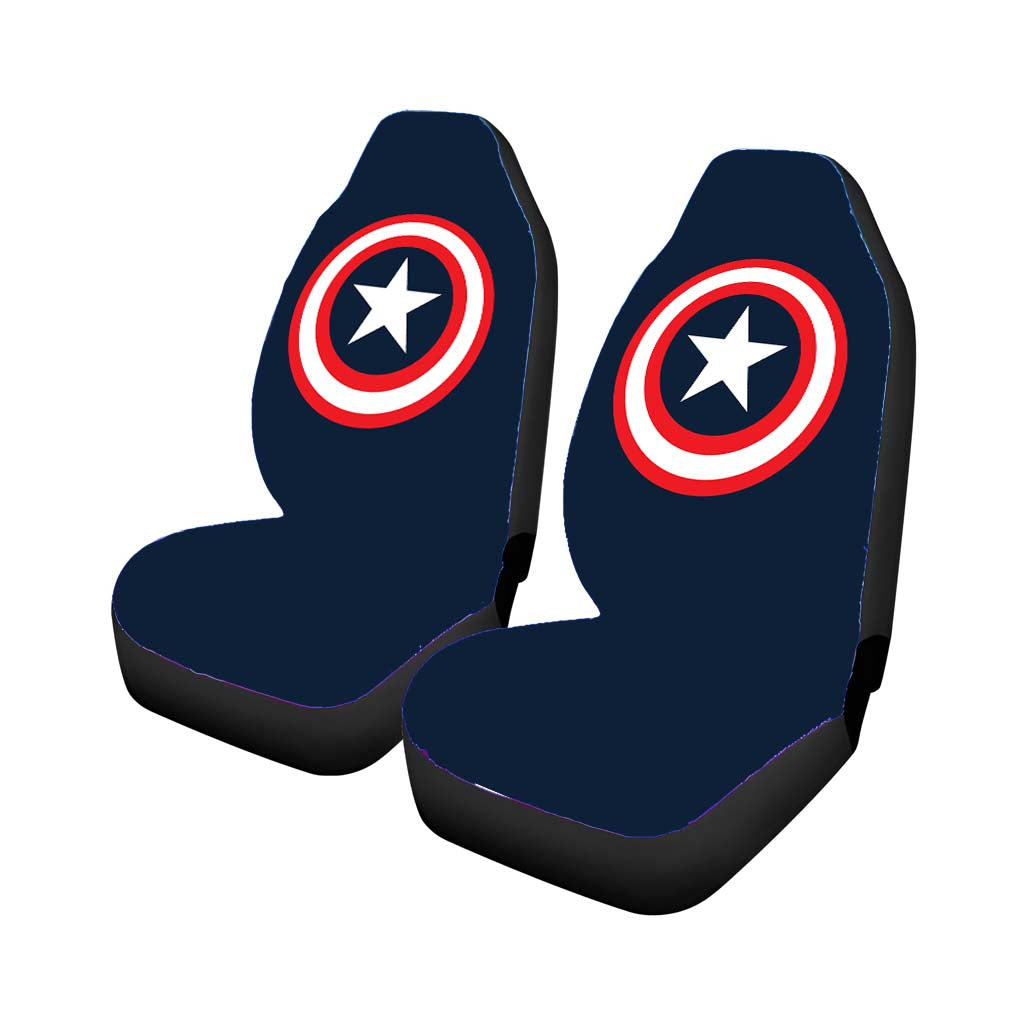 Captain Amerika Logo car Seat Covers