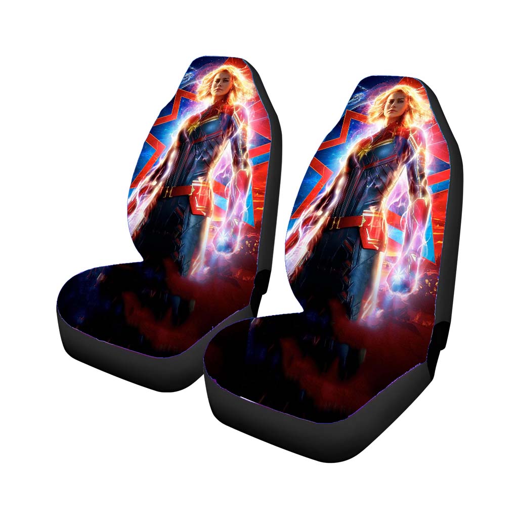 Captain Marvel Poster car Seat Covers