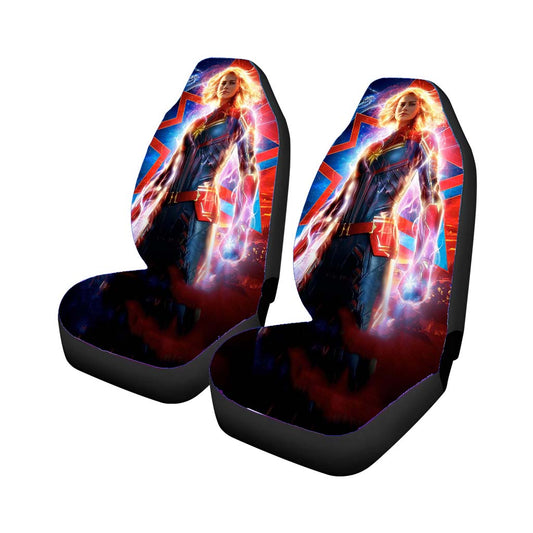 Captain Marvel Poster Car Seat Covers
