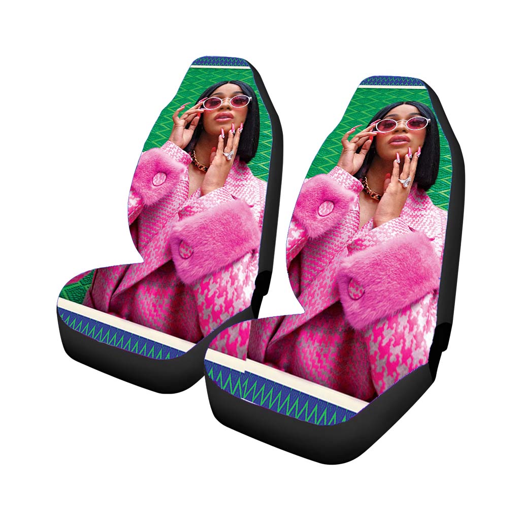 Cardi B Newyork Pattern car Seat Covers