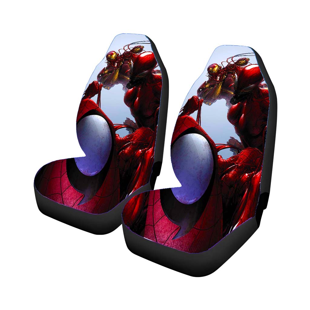 Carnage Vs Spider Man And Iron Man car Seat Covers