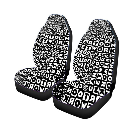 Cartoon Network Logo Pattern Universal Fit Car Seat Covers