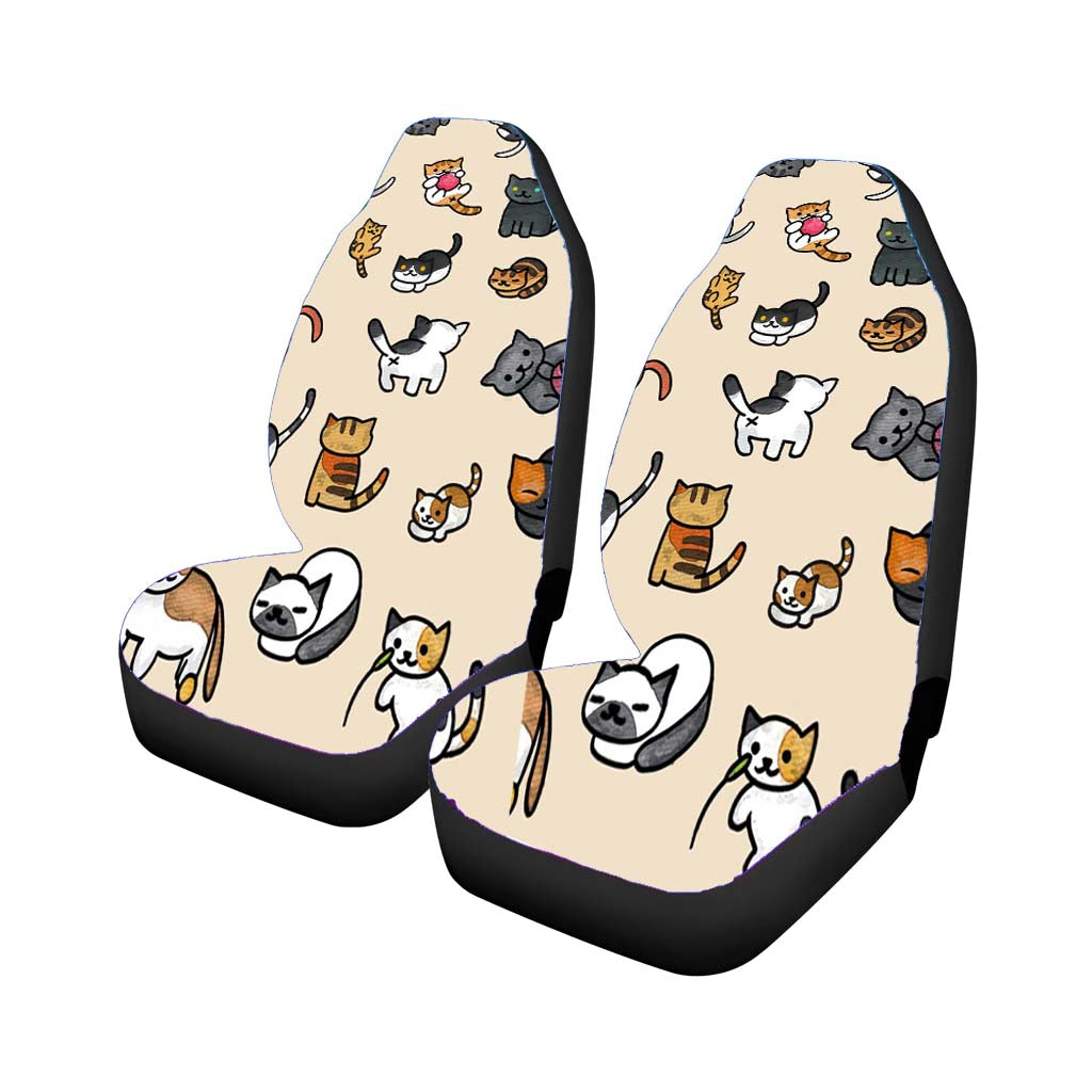Cats Cartoon Pattern car Seat Covers