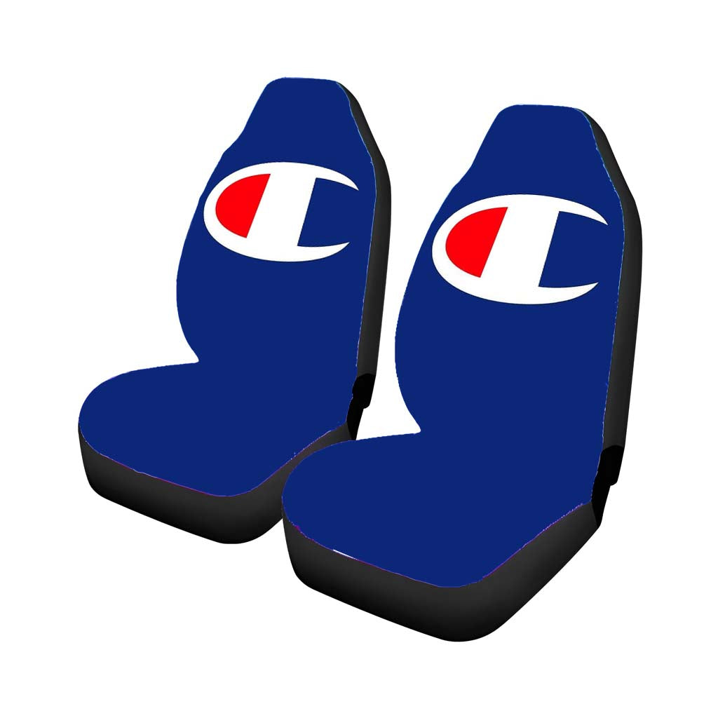Champion In Blue Big Logo car Seat Covers
