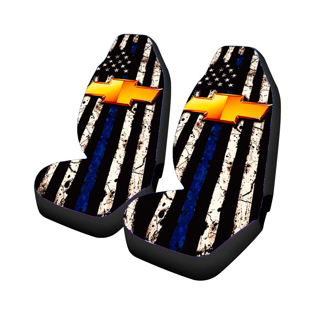 Chevrolet Thin Blue 98 car Seat Covers