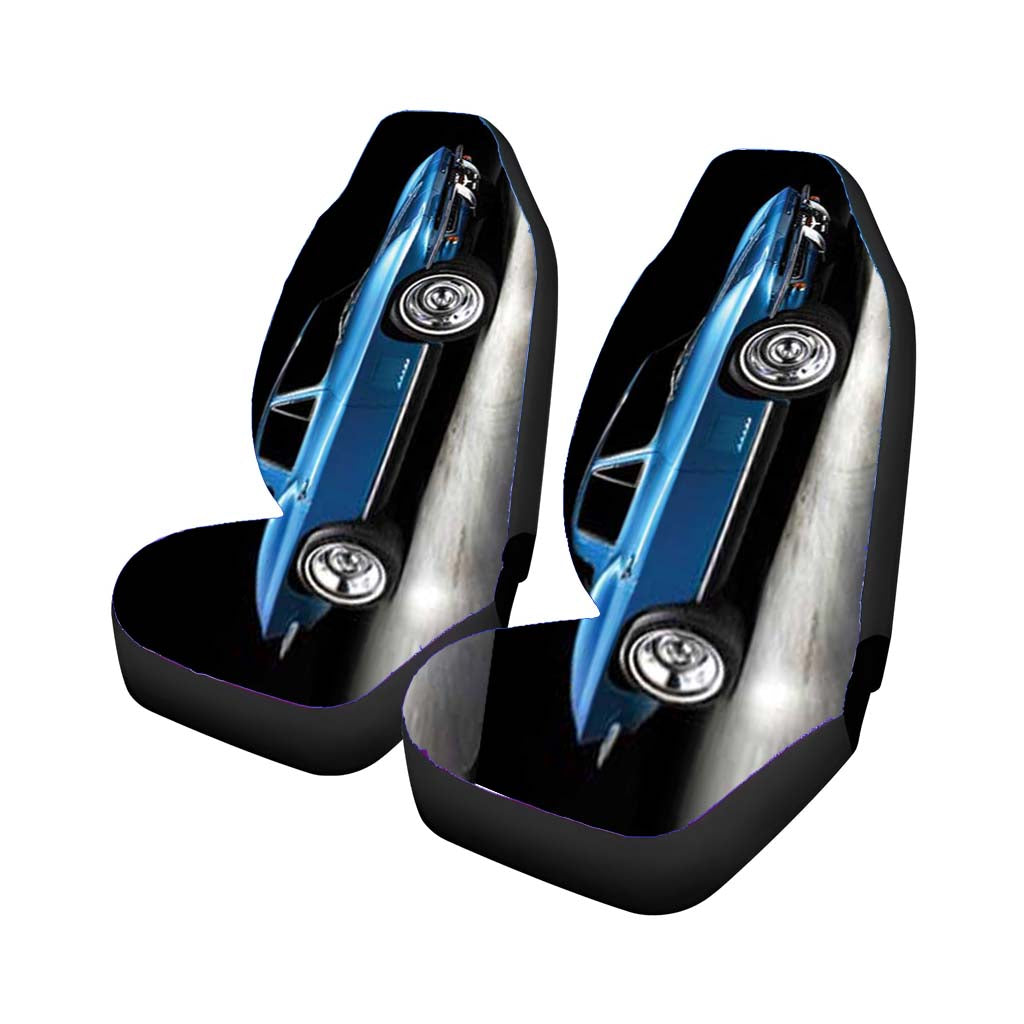 Chevy Stingray 67 Blue car Seat Covers