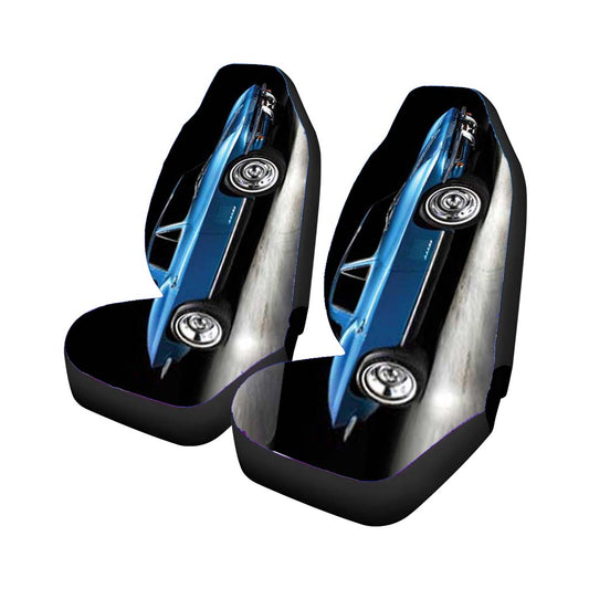 Chevy Stingray 67 Blue Universal Fit Car Seat Covers