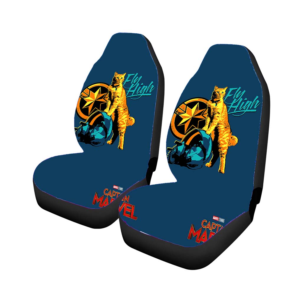 Chewie Captain Marvel Goose Poster car Seat Covers