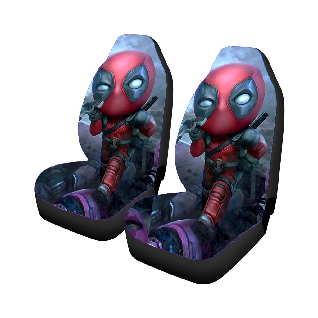 Chibi Fancy Deadpool car Seat Covers