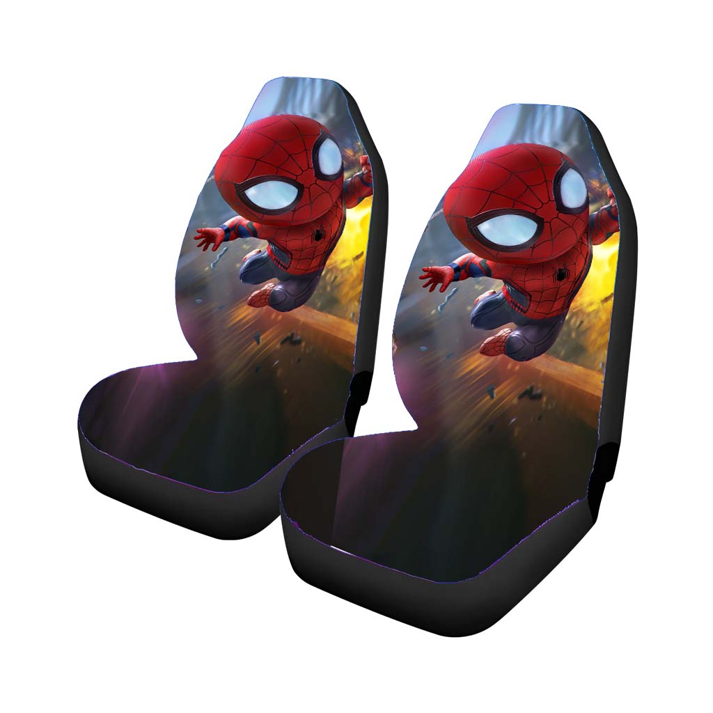 Chibi Spiderman Art car Seat Covers