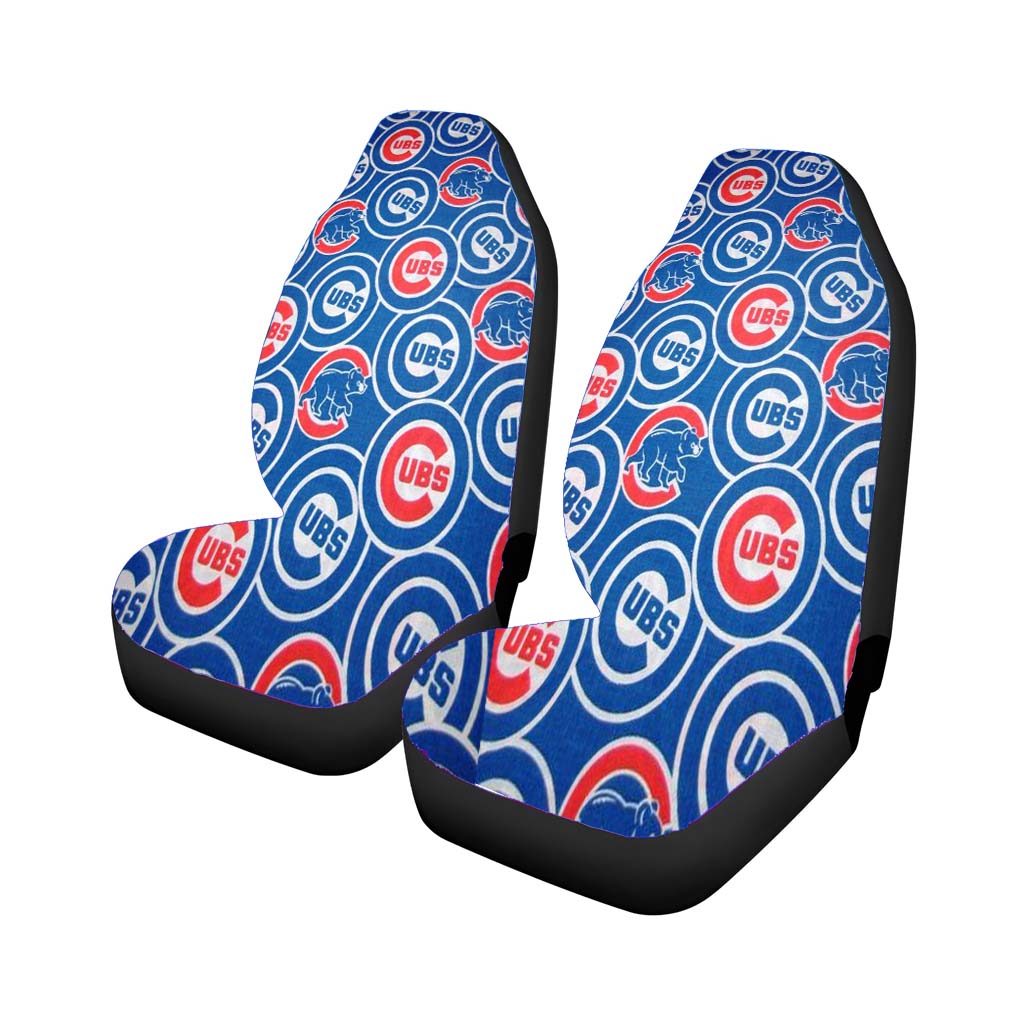 Chicago Cubs Full Pattern car Seat Covers