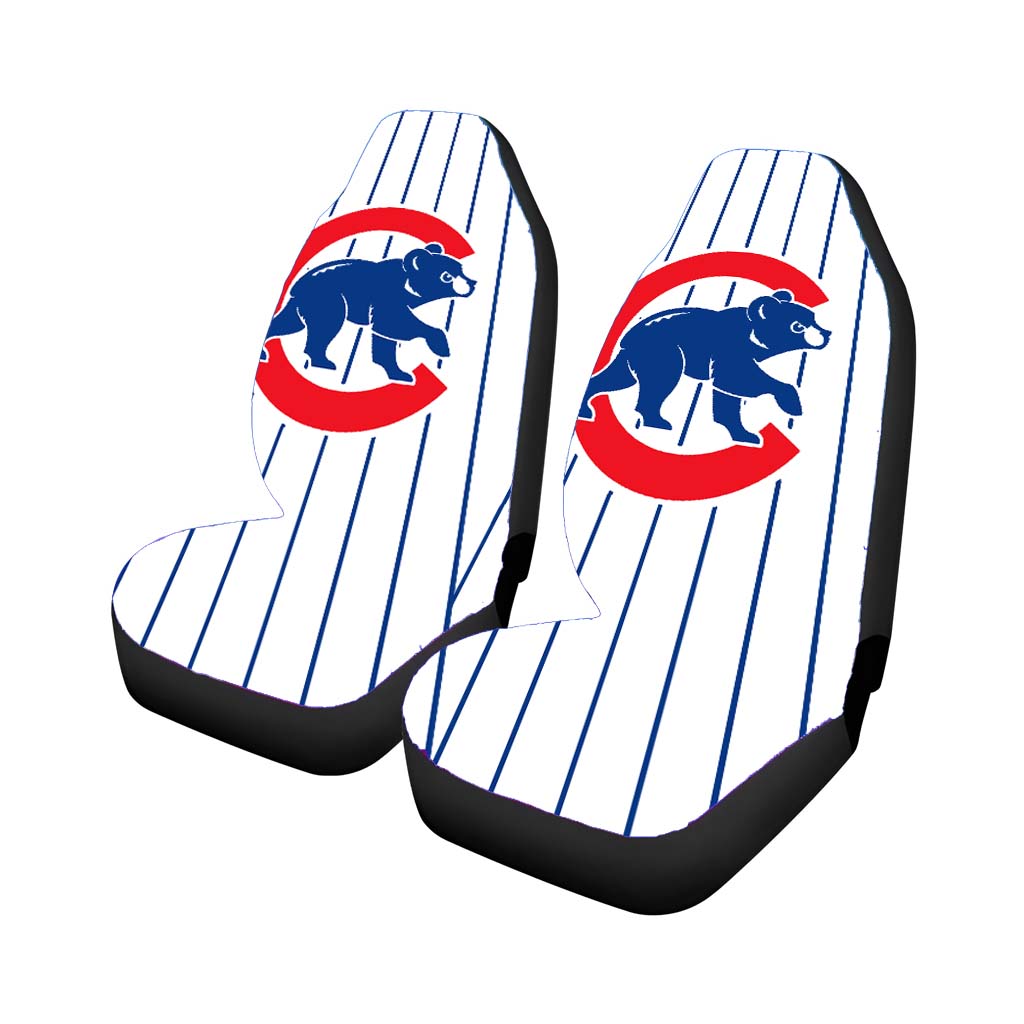 Chicago Cubs Stripe Logo car Seat Covers