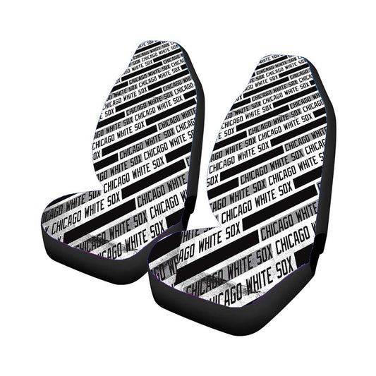 Chicago White Sox Black White Pattern Universal Fit Car Seat Covers