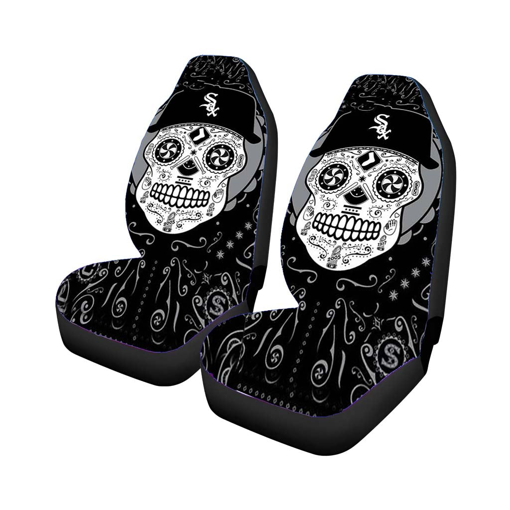 Chicago White Sox Skull car Seat Covers
