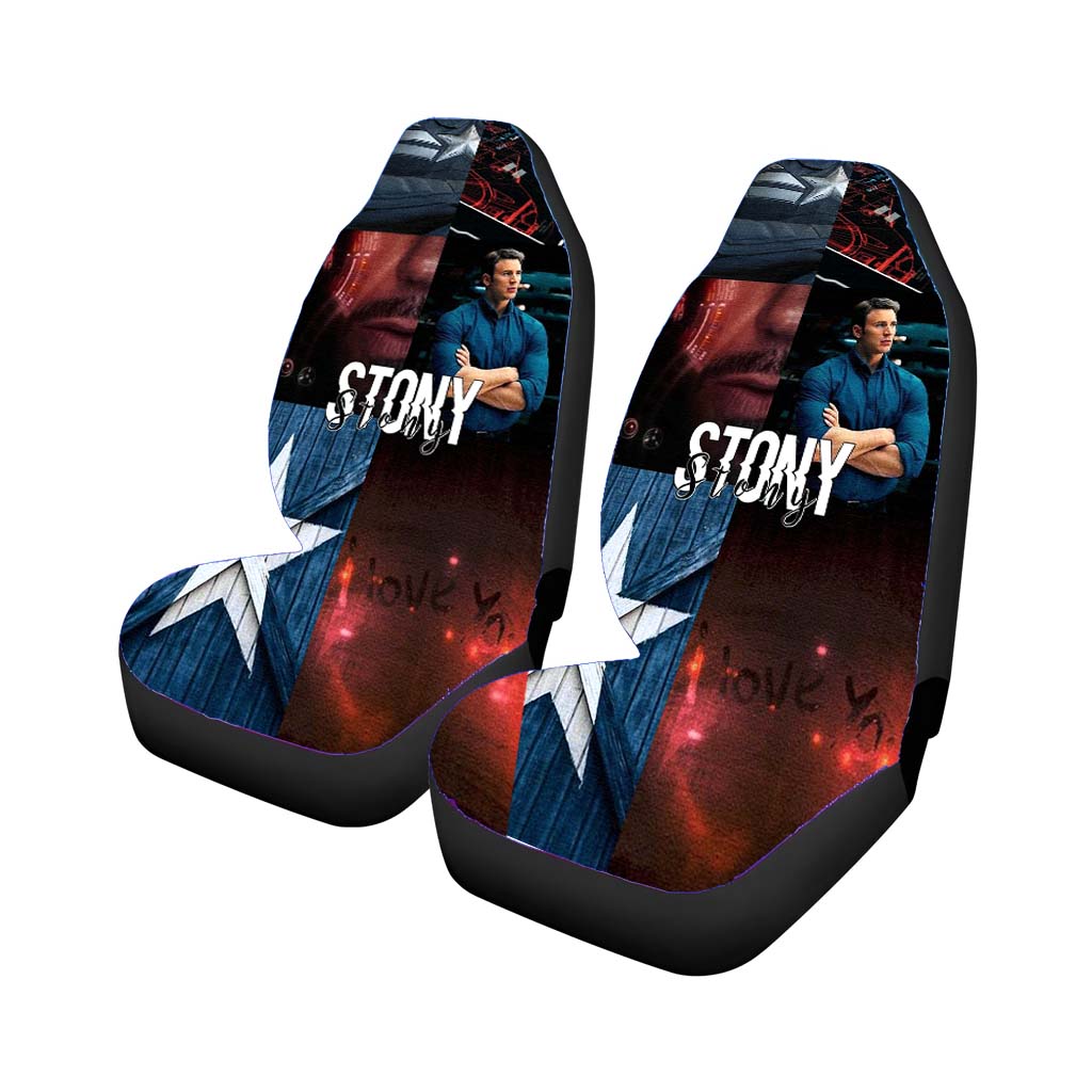 Chris Evans X Captain Amerika Stony car Seat Covers