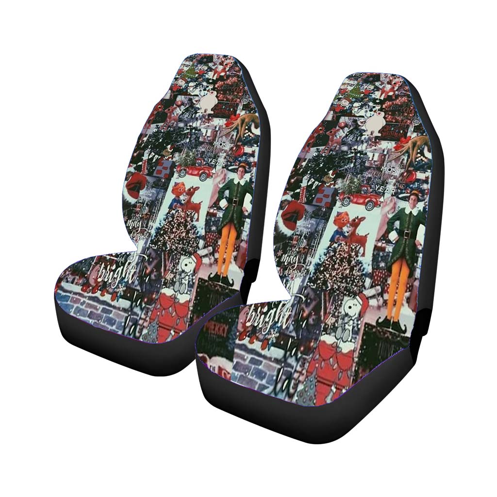Christmas Collage car Seat Covers