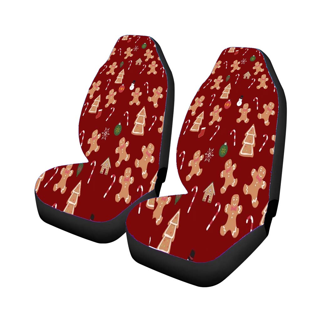 Christmas Gingerbread Cookies car Seat Covers