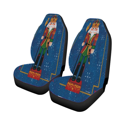 Christmas Nutcracker Universal Fit Car Seat Covers