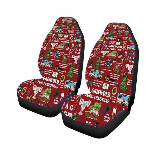 Christmas Vacation Collage Universal Fit Car Seat Covers