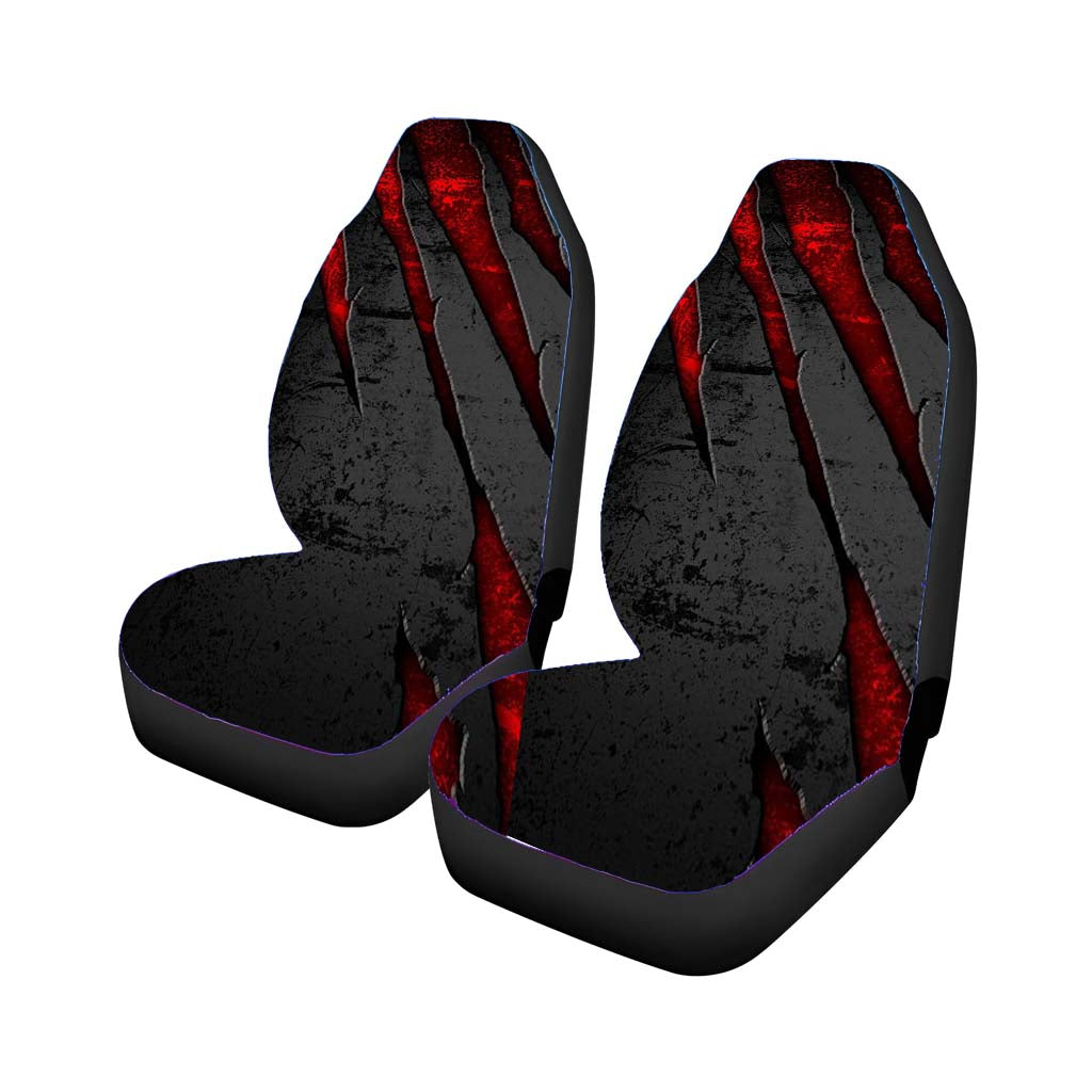 Claw Effect Pattern On Metal Style car Seat Covers