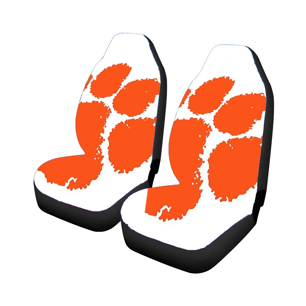 Clemson Tiger Paw Logo car Seat Covers