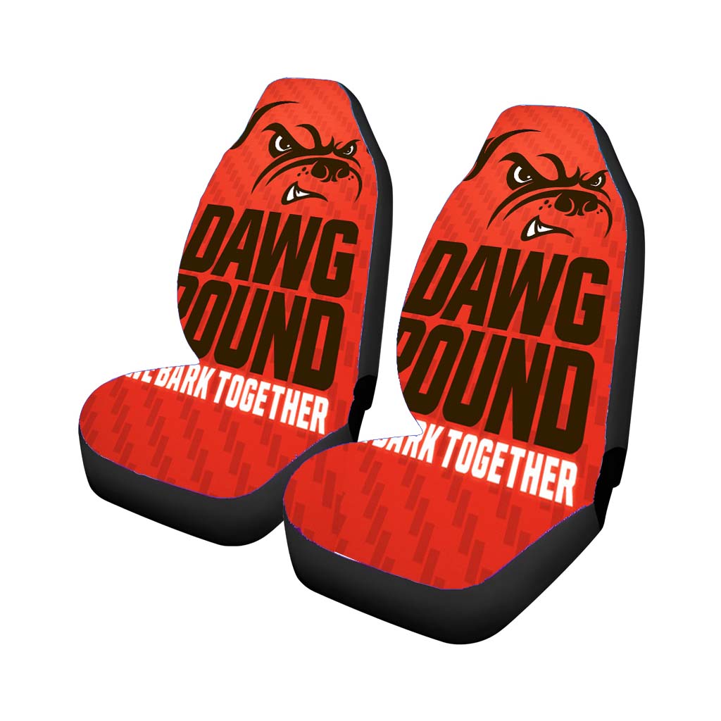 Cleveland Browns Dawg Pound Bark Together car Seat Covers