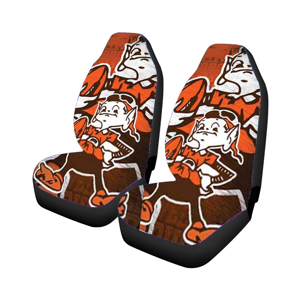 Cleveland Browns Vintage Overlap car Seat Covers