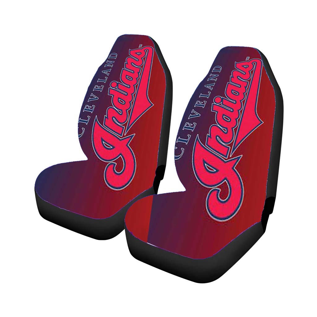 Cleveland Indians Logo Gradient car Seat Covers