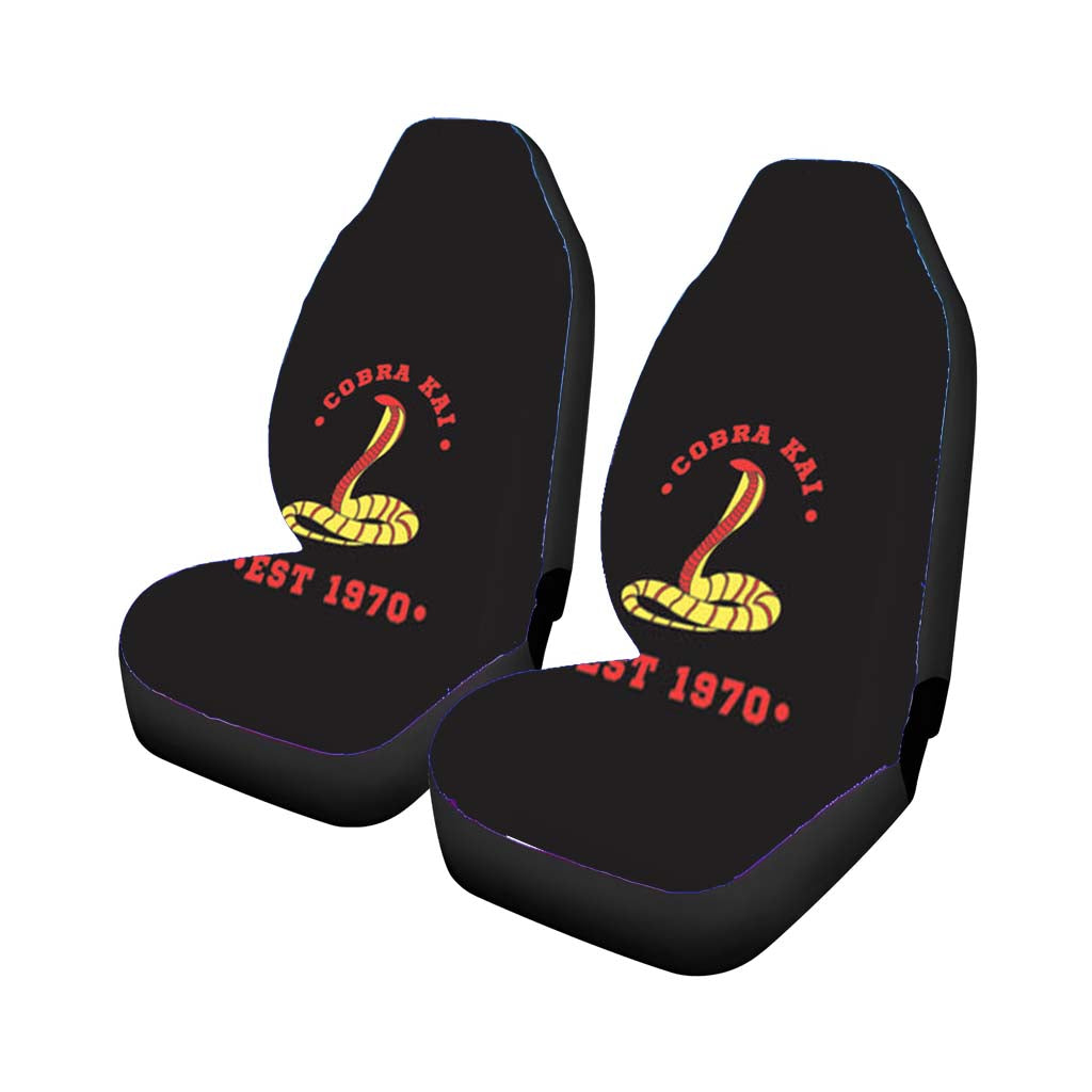 Cobra Kai Snake Est 1970 car Seat Covers