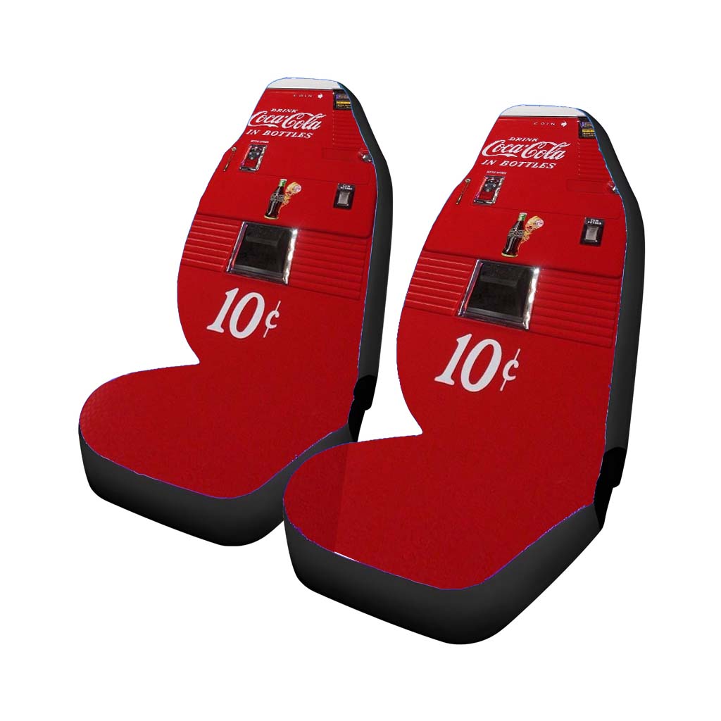 Coca Cola In Bottles Ice Cold 10 Cents Vending Machine car Seat Covers