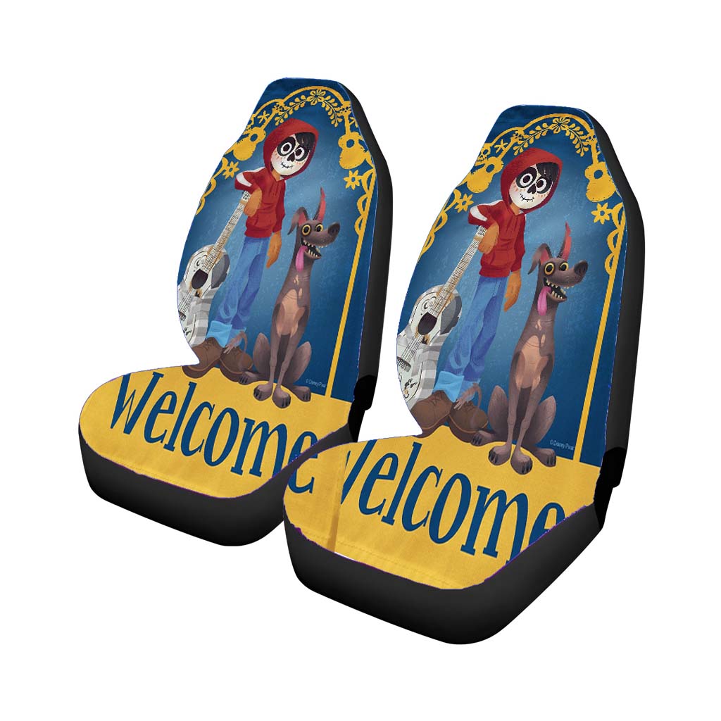 Coco Welcome Miguel And Dante Day Of The Dead car Seat Covers