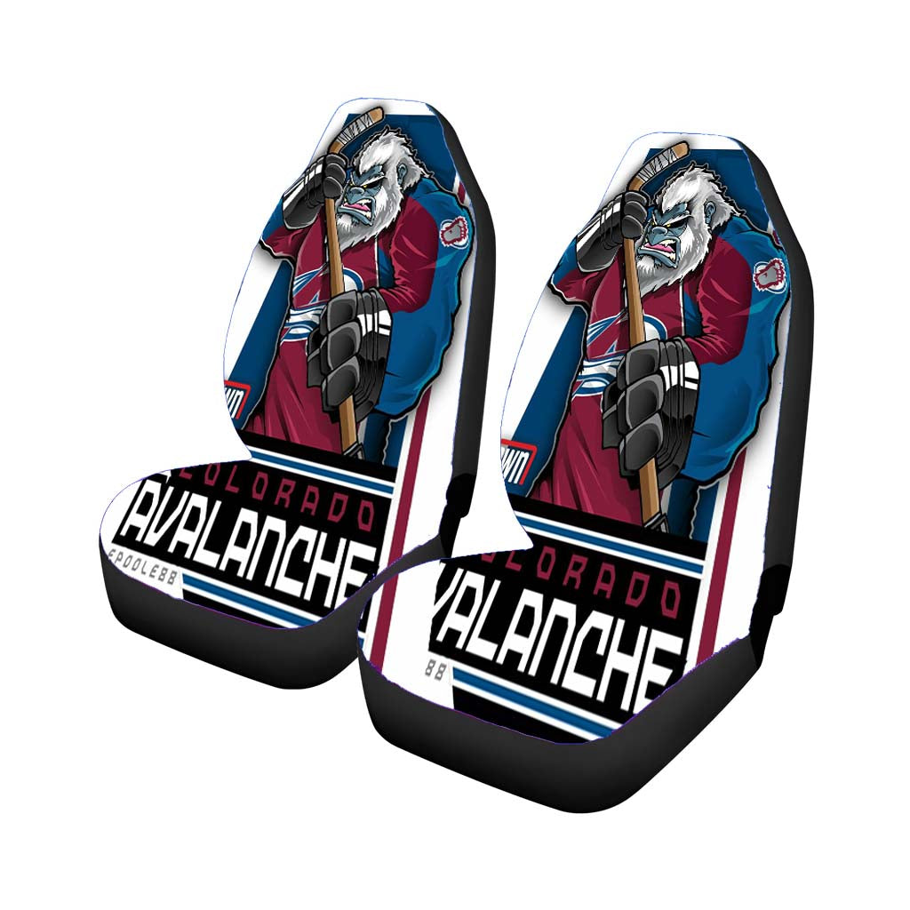 Colorado Avalanche Hockey car Seat Covers