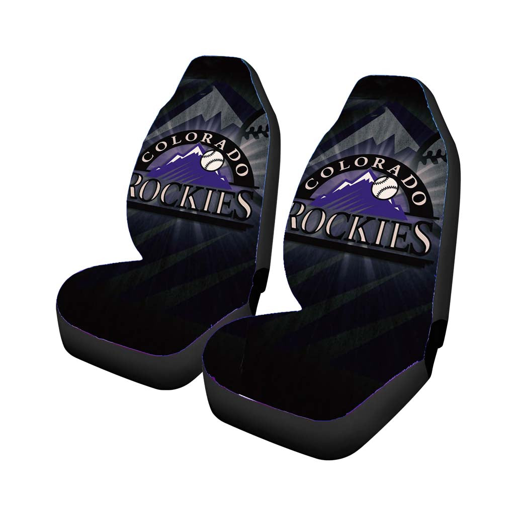 Colorado Rockies Baseball 7 car Seat Covers
