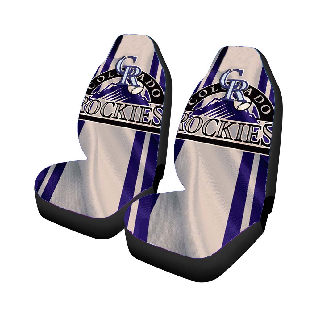 Colorado Rockies Baseball Cr car Seat Covers