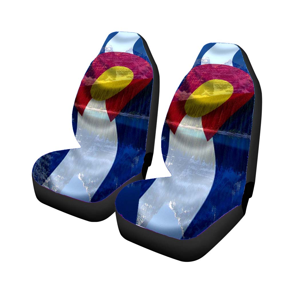 Colorado State Flag car Seat Covers