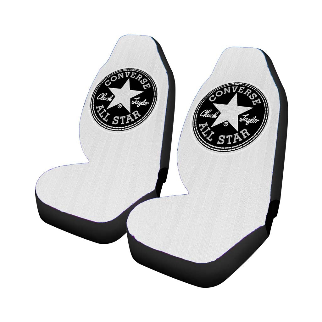 Converse Allstar Logo White car Seat Covers