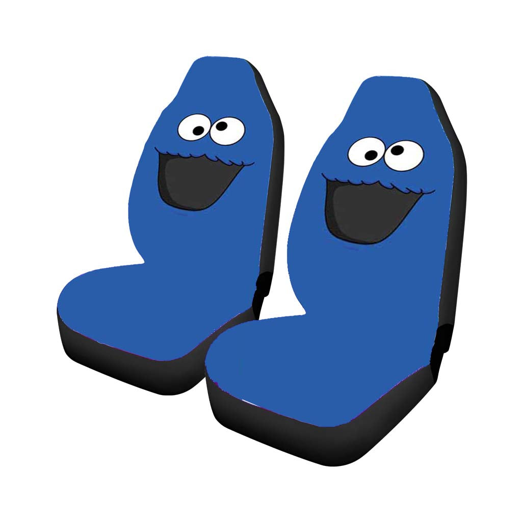 Cookie Monster Googly Eyes car Seat Covers