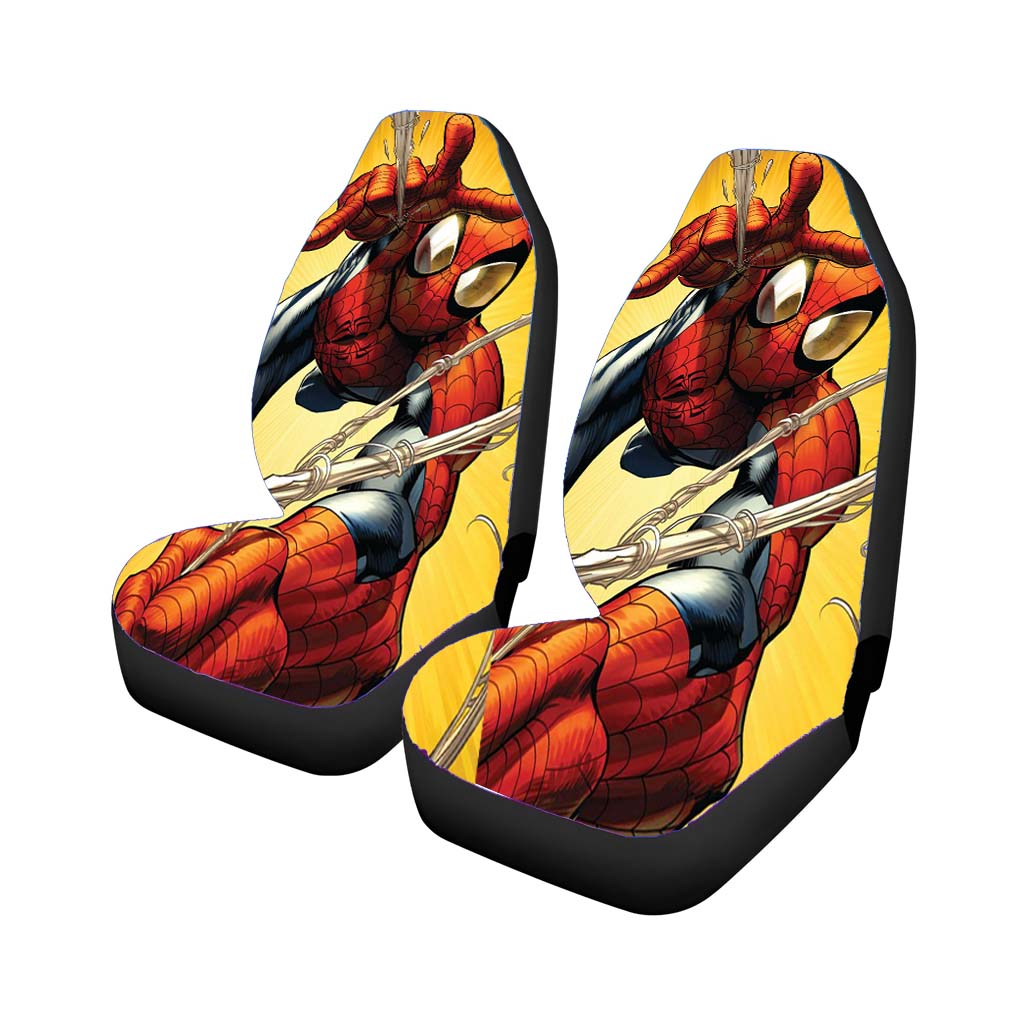 Cool Spider Man Web car Seat Covers