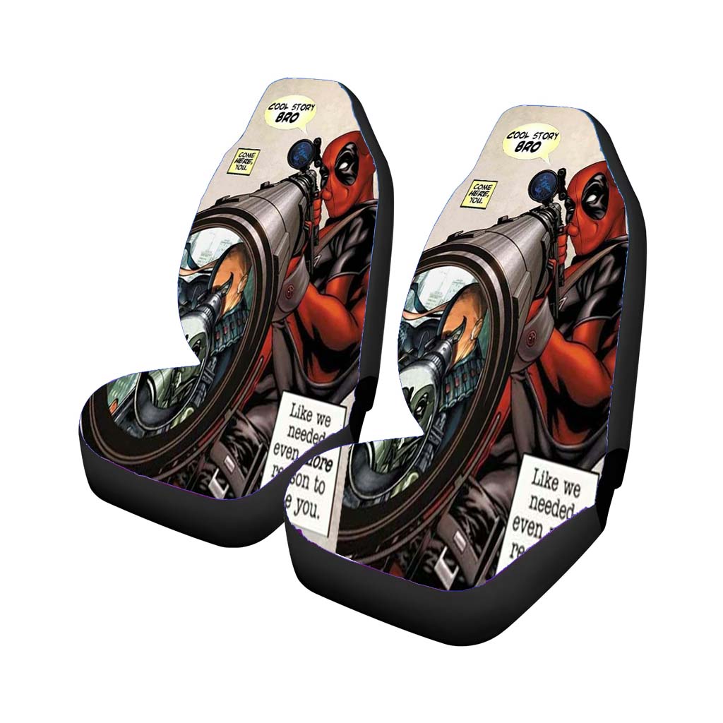 Cool Story Bro Deadpool car Seat Covers