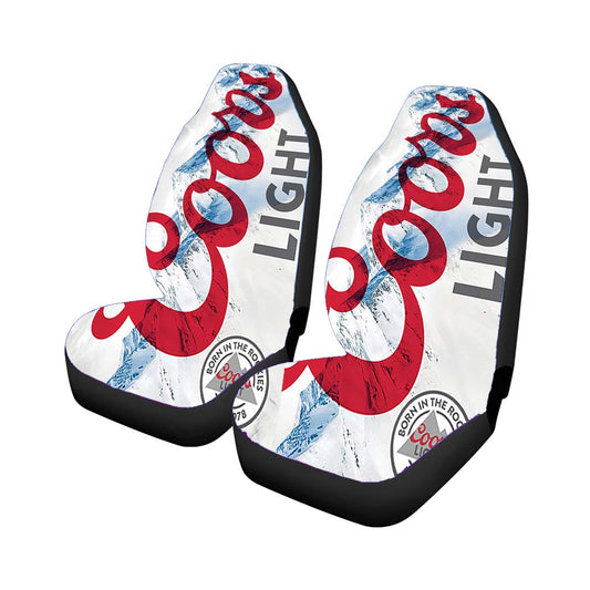 Coors Light Beer Universal Fit Car Seat Covers