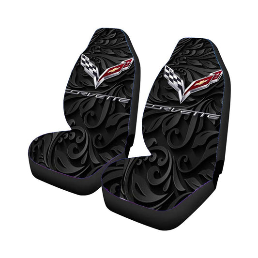 Corvette Chevy Symbol Universal Fit Car Seat Covers