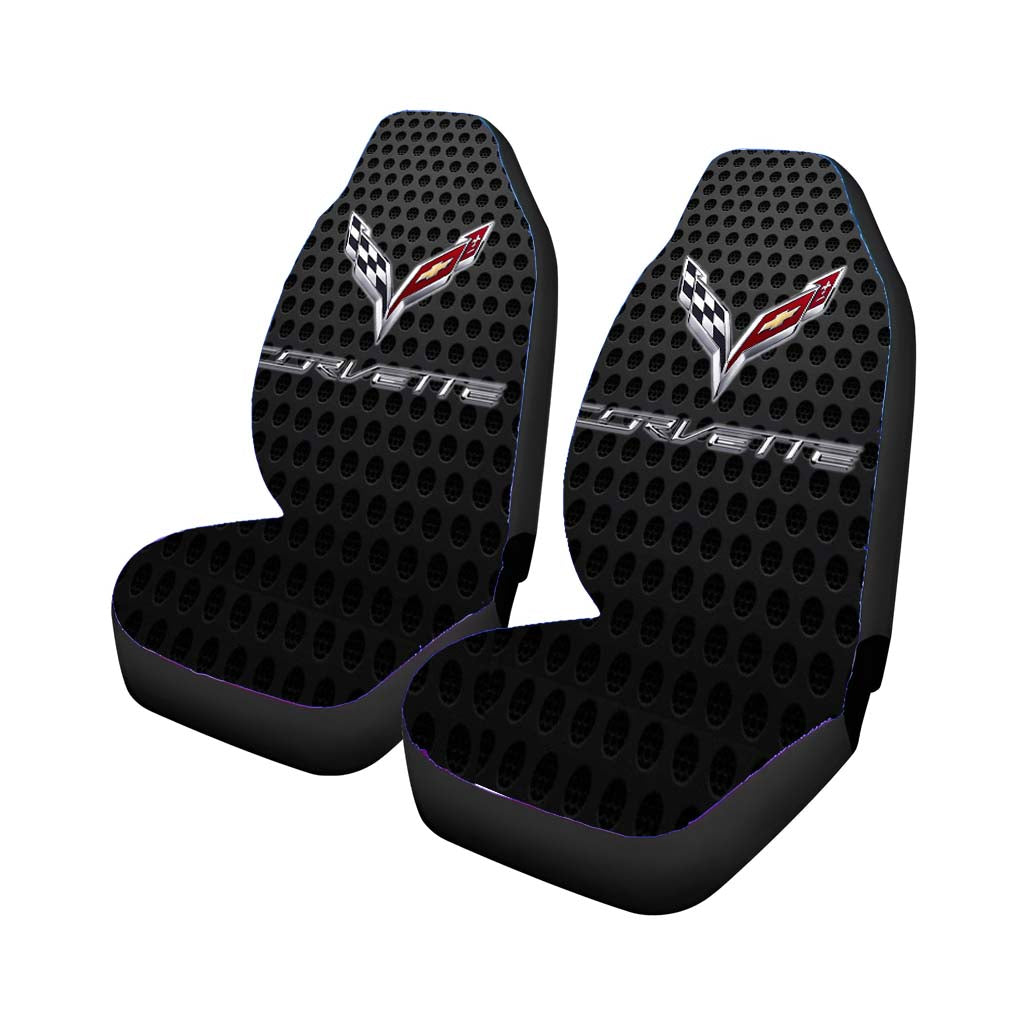 Corvette Racing Carbon car Seat Covers