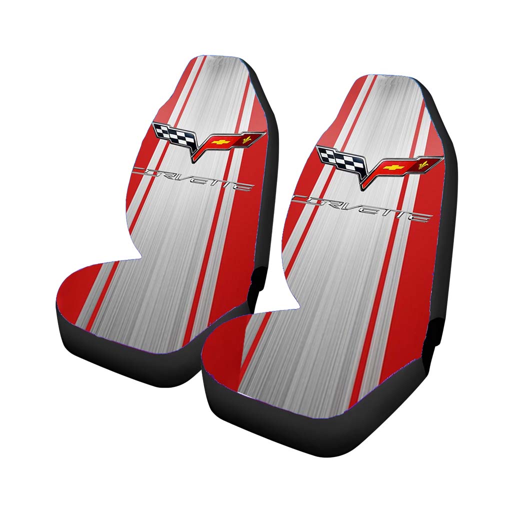Corvette Red car Seat Covers