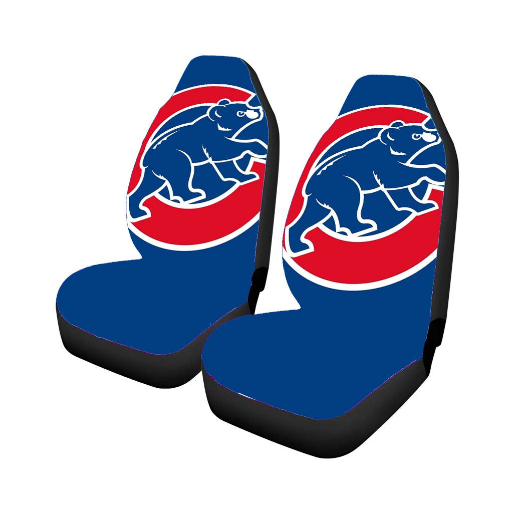 Cubs Chicago Bear Logo car Seat Covers