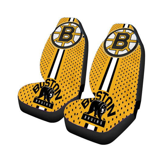 Custom Boston Bruins Hockey Universal Fit Car Seat Covers